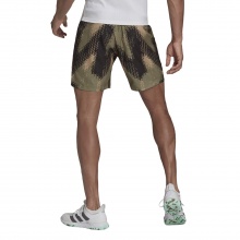 adidas Tennishose Printed Short 7inch Primeblue 2021 kurz orbitgrün Herren